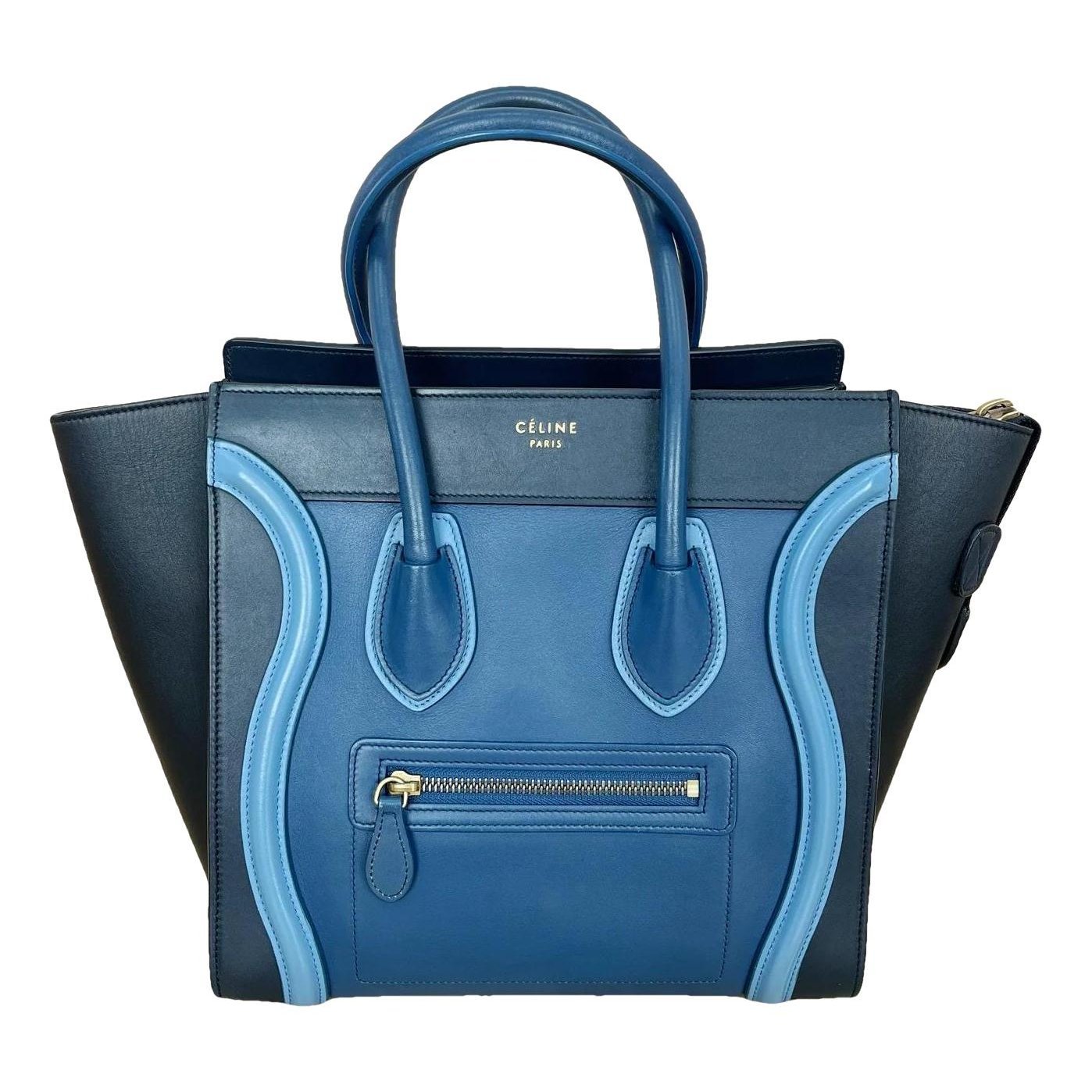 Luggage leather tote