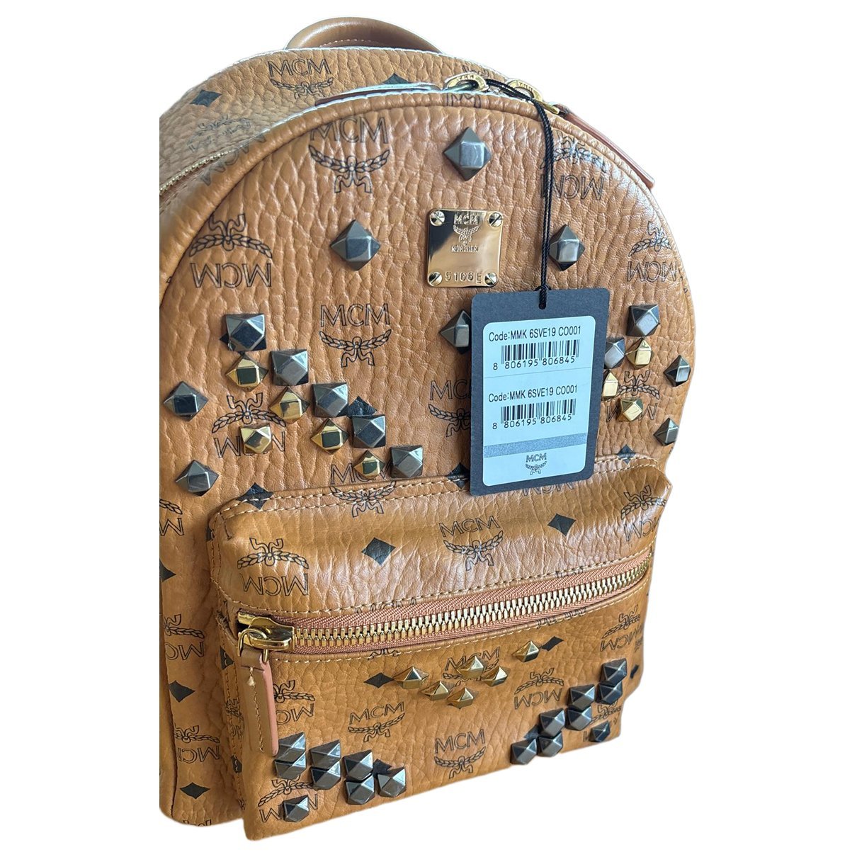 Stark leather backpack