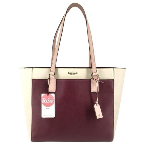 Leather tote