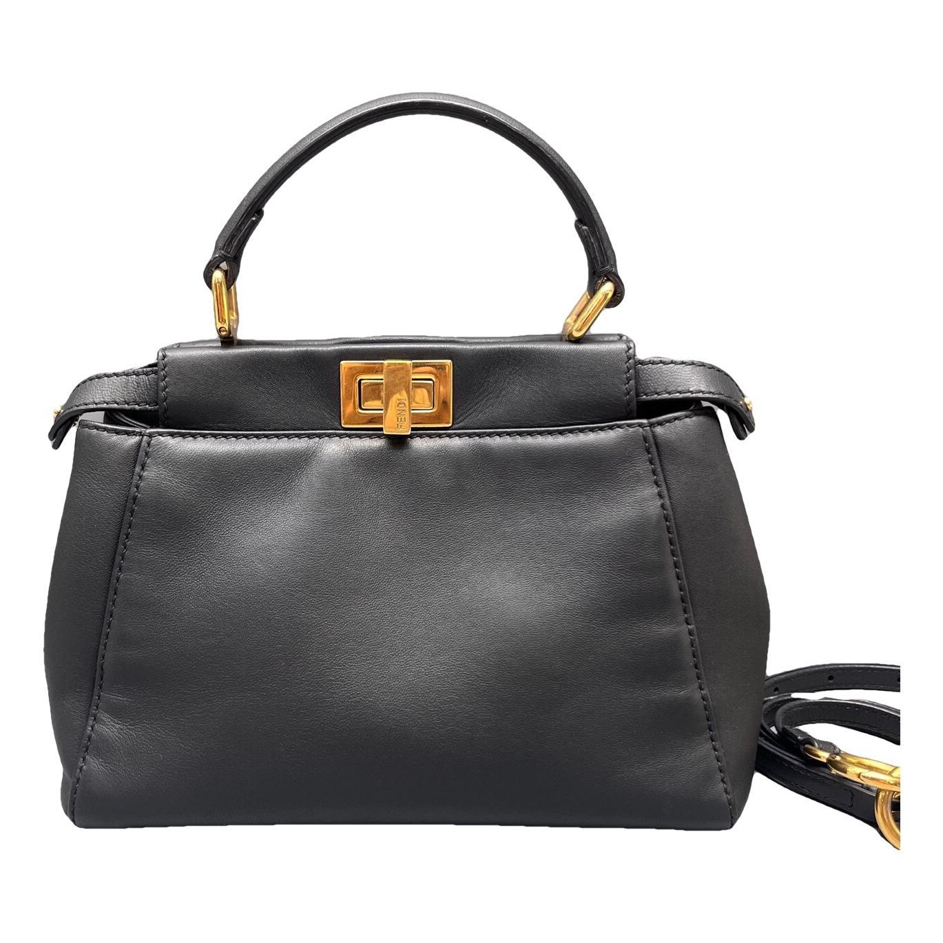 Peekaboo leather handbag