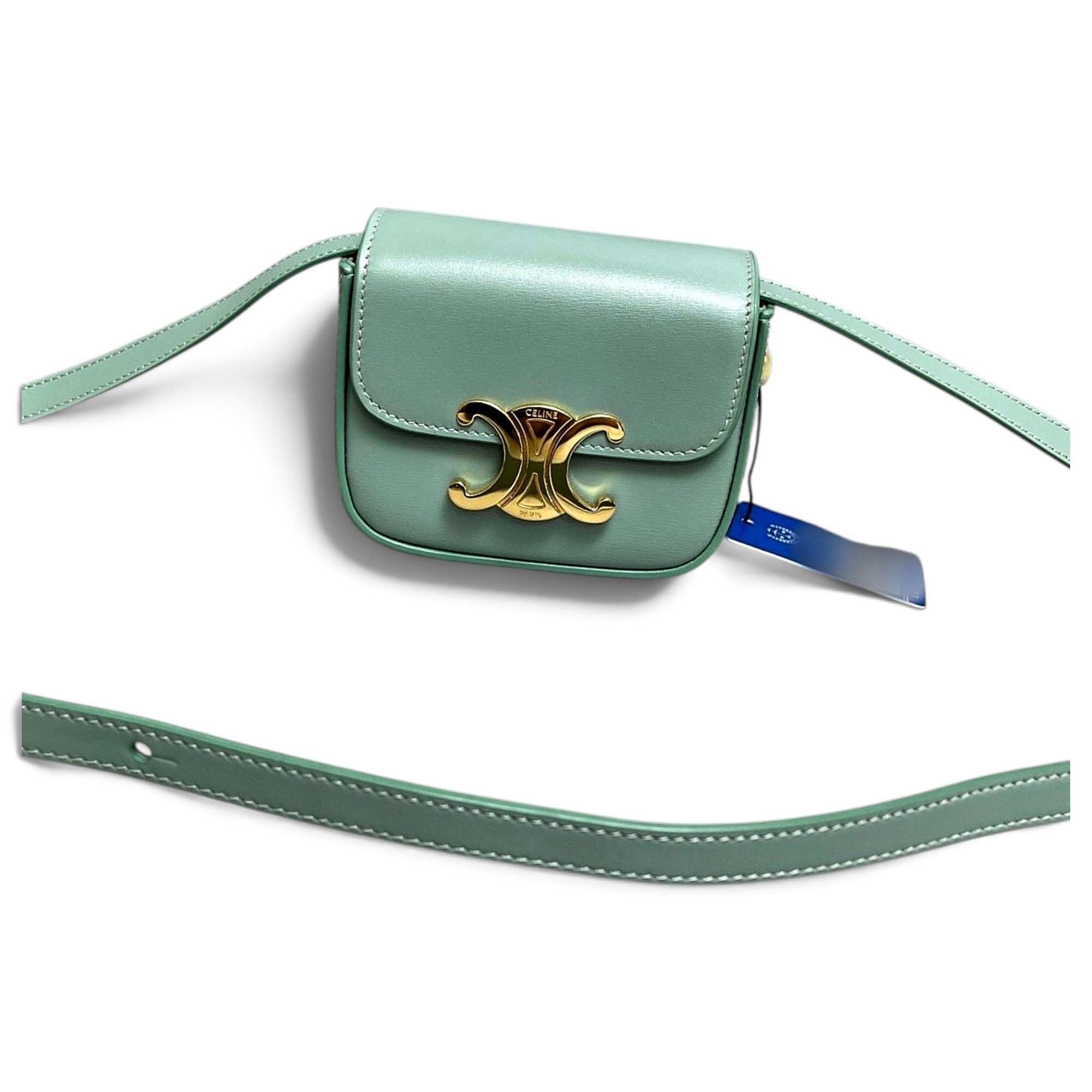 Triomphe leather handbag