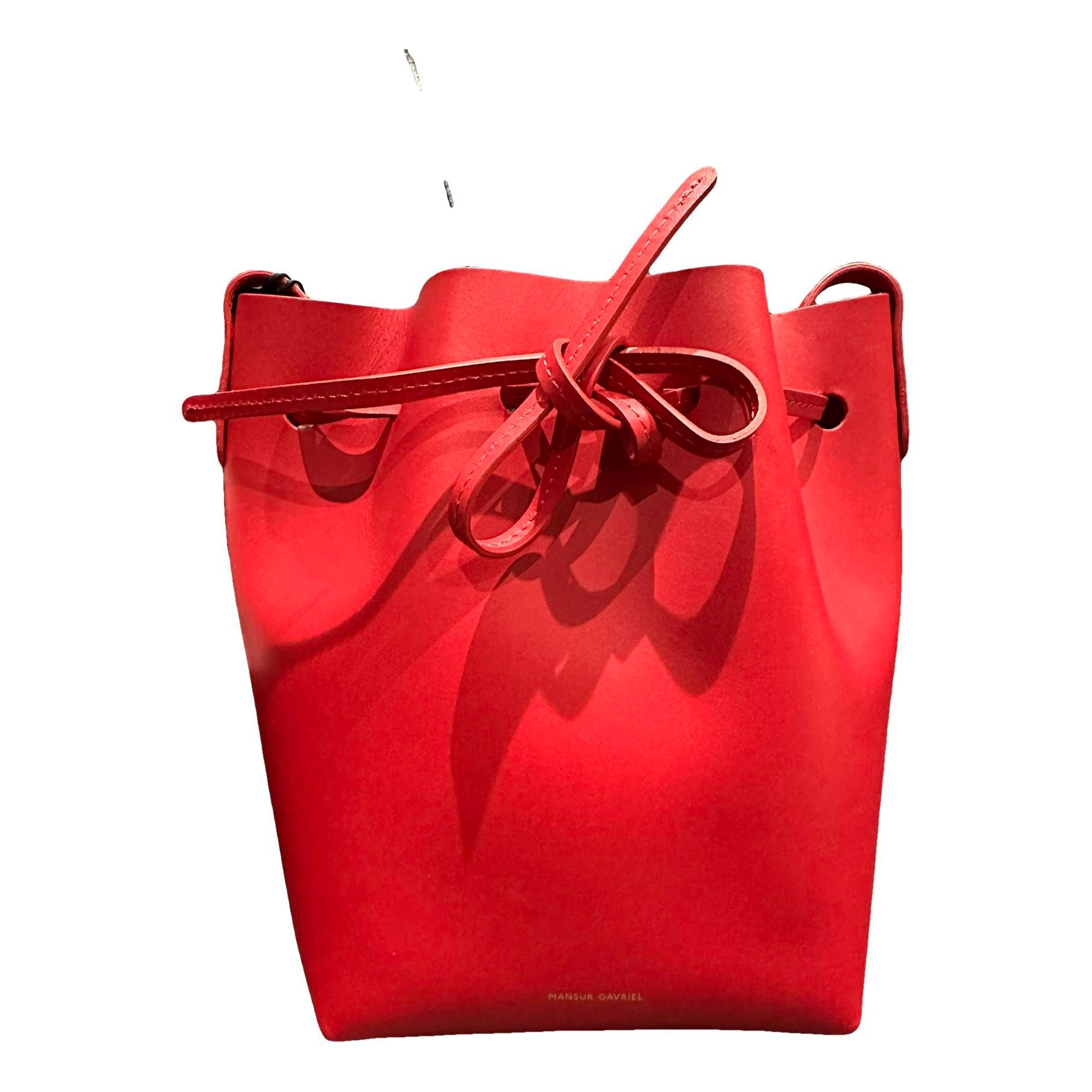 Mansur Gavriel Bucket leather crossbody bag