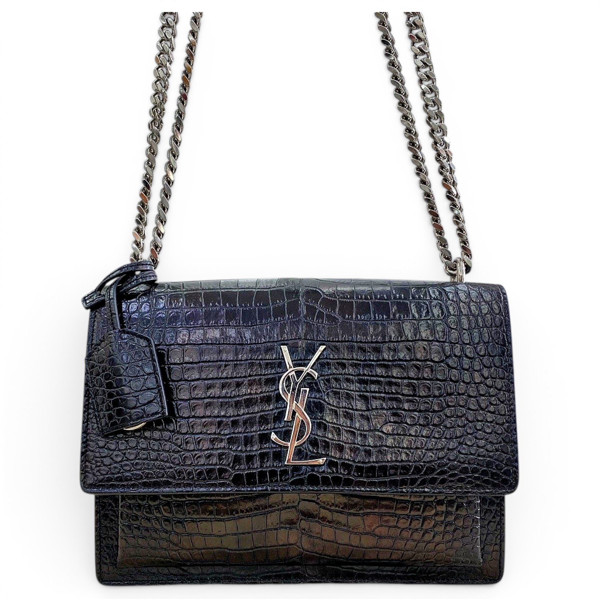 Sunset leather handbag