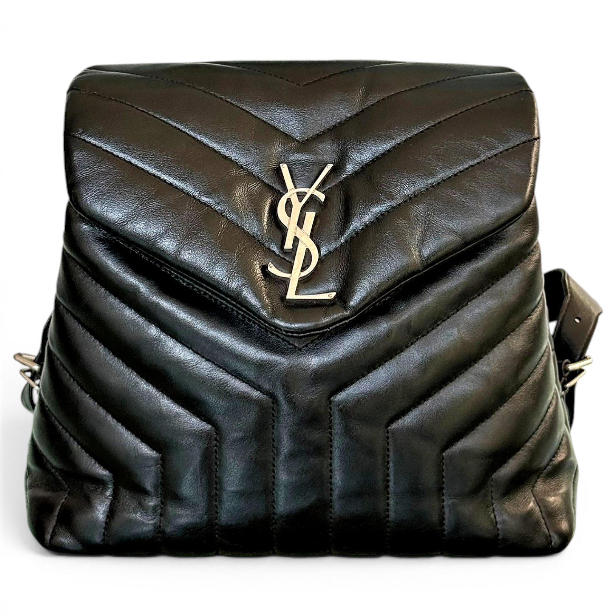 Leather backpack