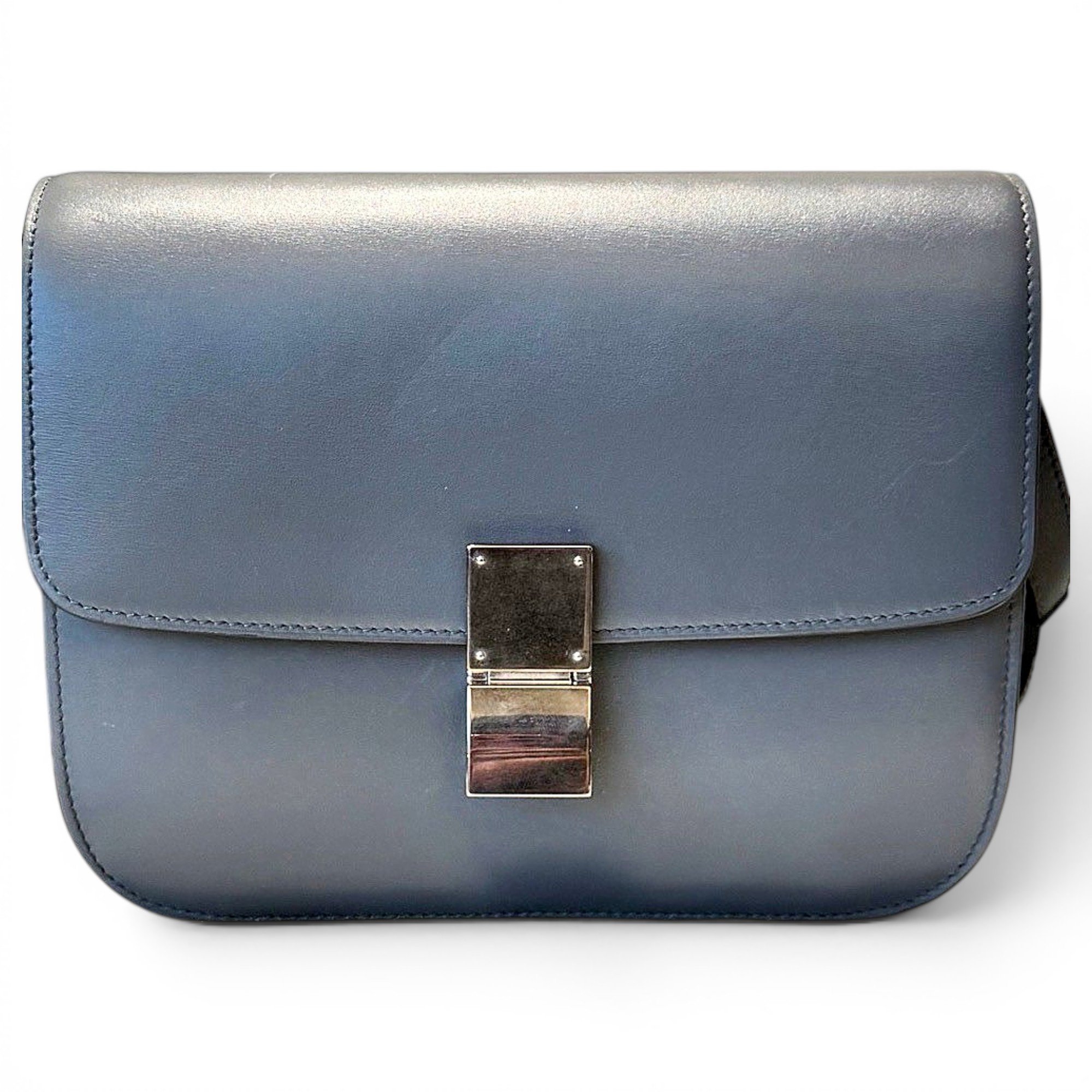 Classic leather crossbody bag