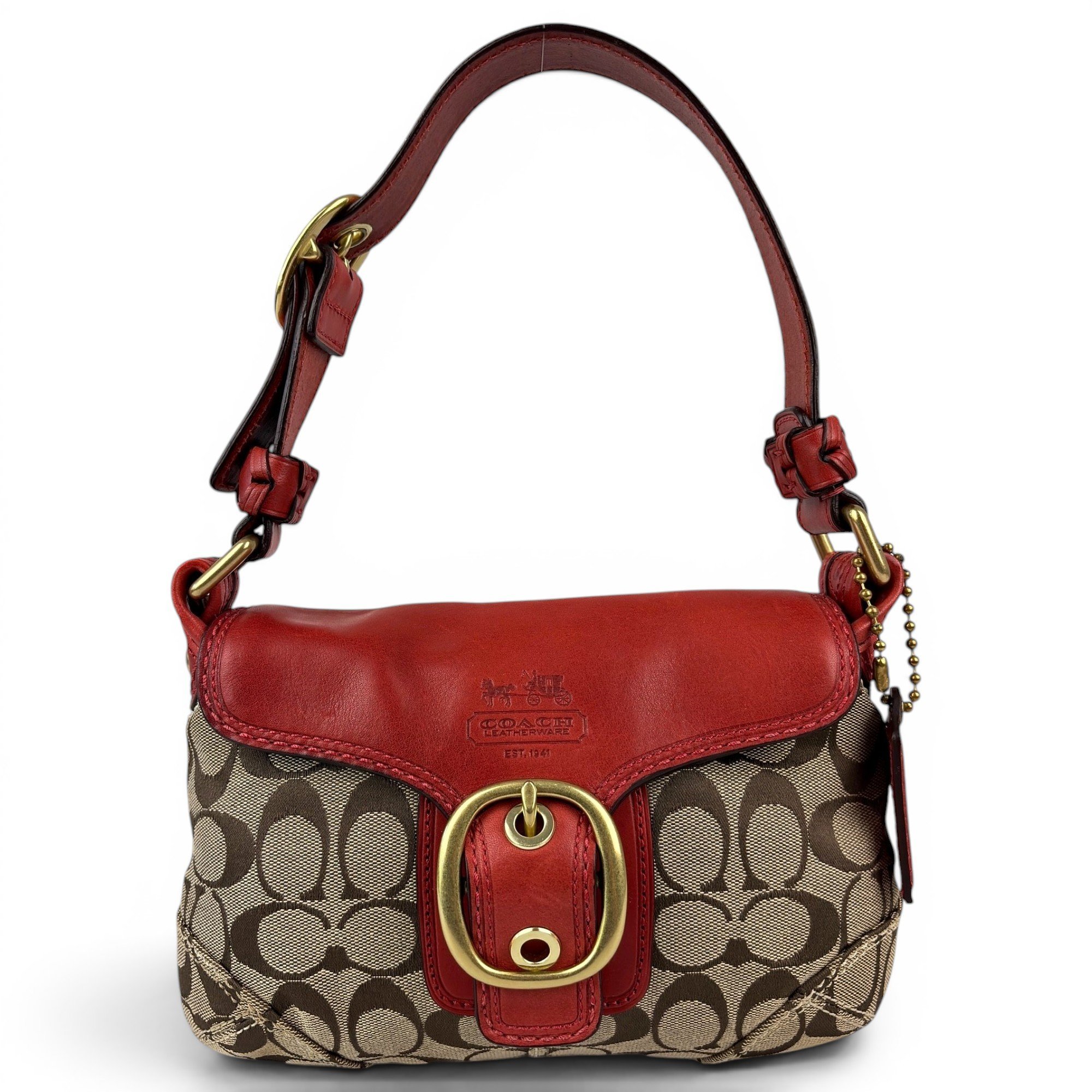 Signature Sufflette cloth handbag