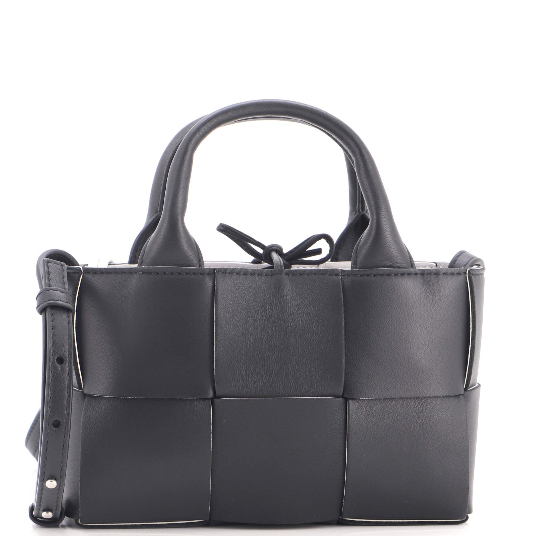 Bottega Veneta Arco Tote Maxi Intrecciato Leather Candy