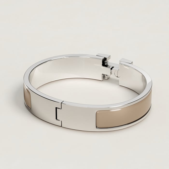 Marron Glacé Clic H Bracelet
