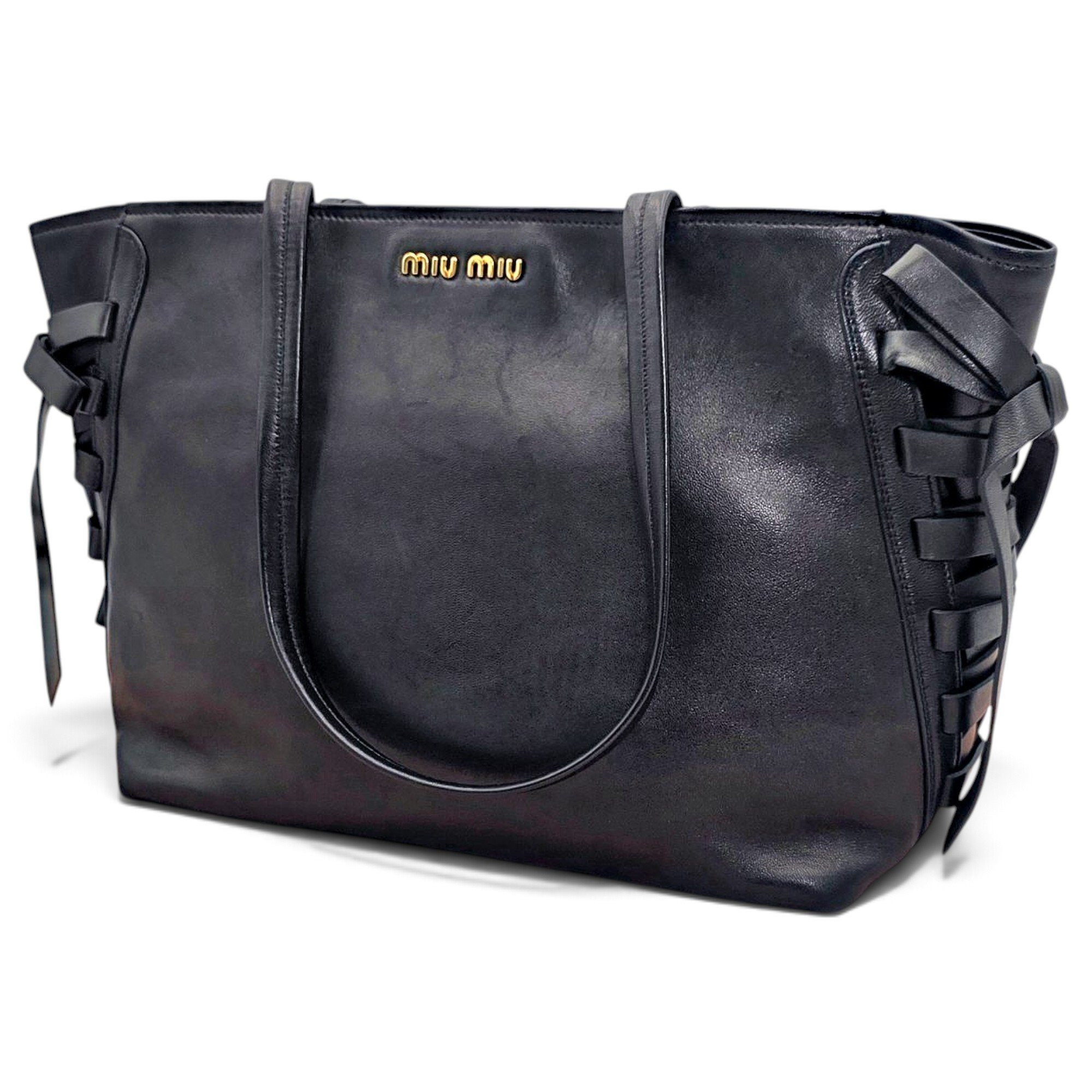 Miu Miu Leather tote
