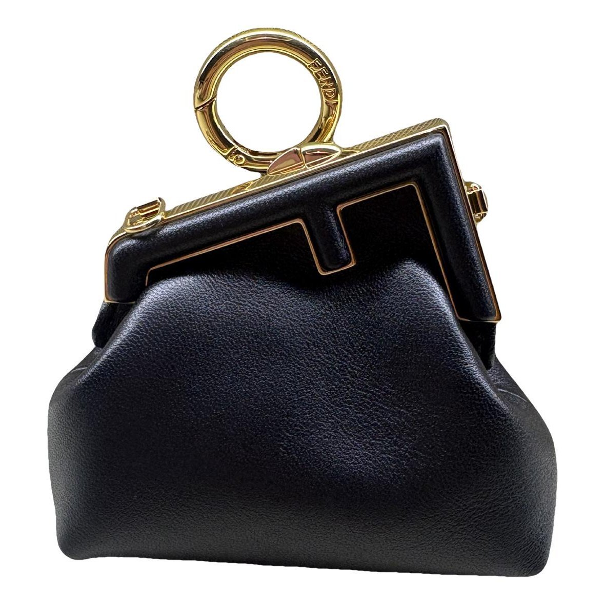 First leather mini bag