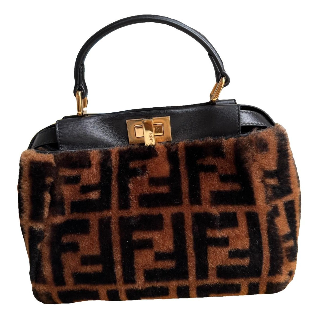 Peekaboo leather handbag