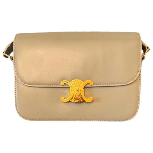 Triomphe leather handbag