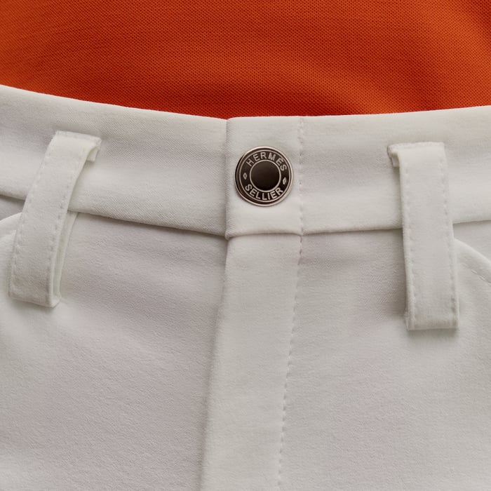 Blanc Calça De Montaria Jump