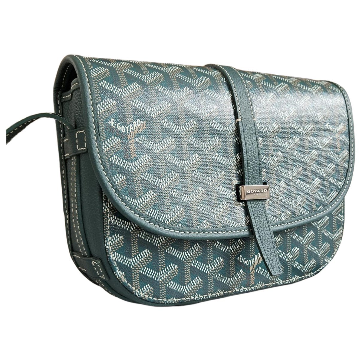 Goyard Belvedère leather crossbody bag