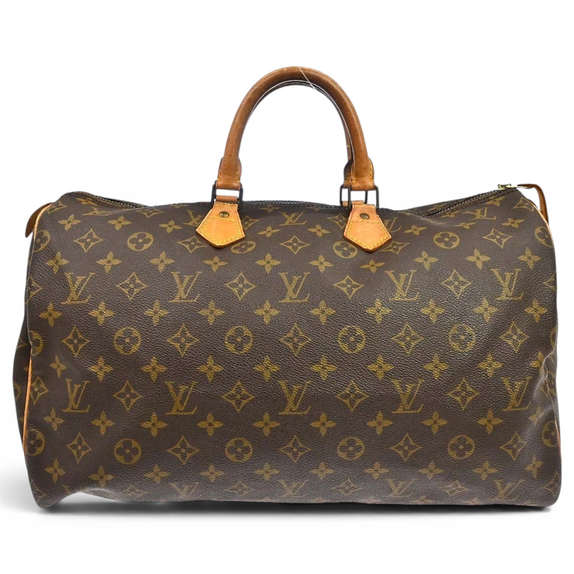 Speedy leather handbag