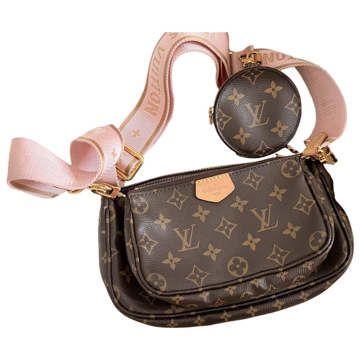 Louis Vuitton Multi Pochette Accessoires leather crossbody bag