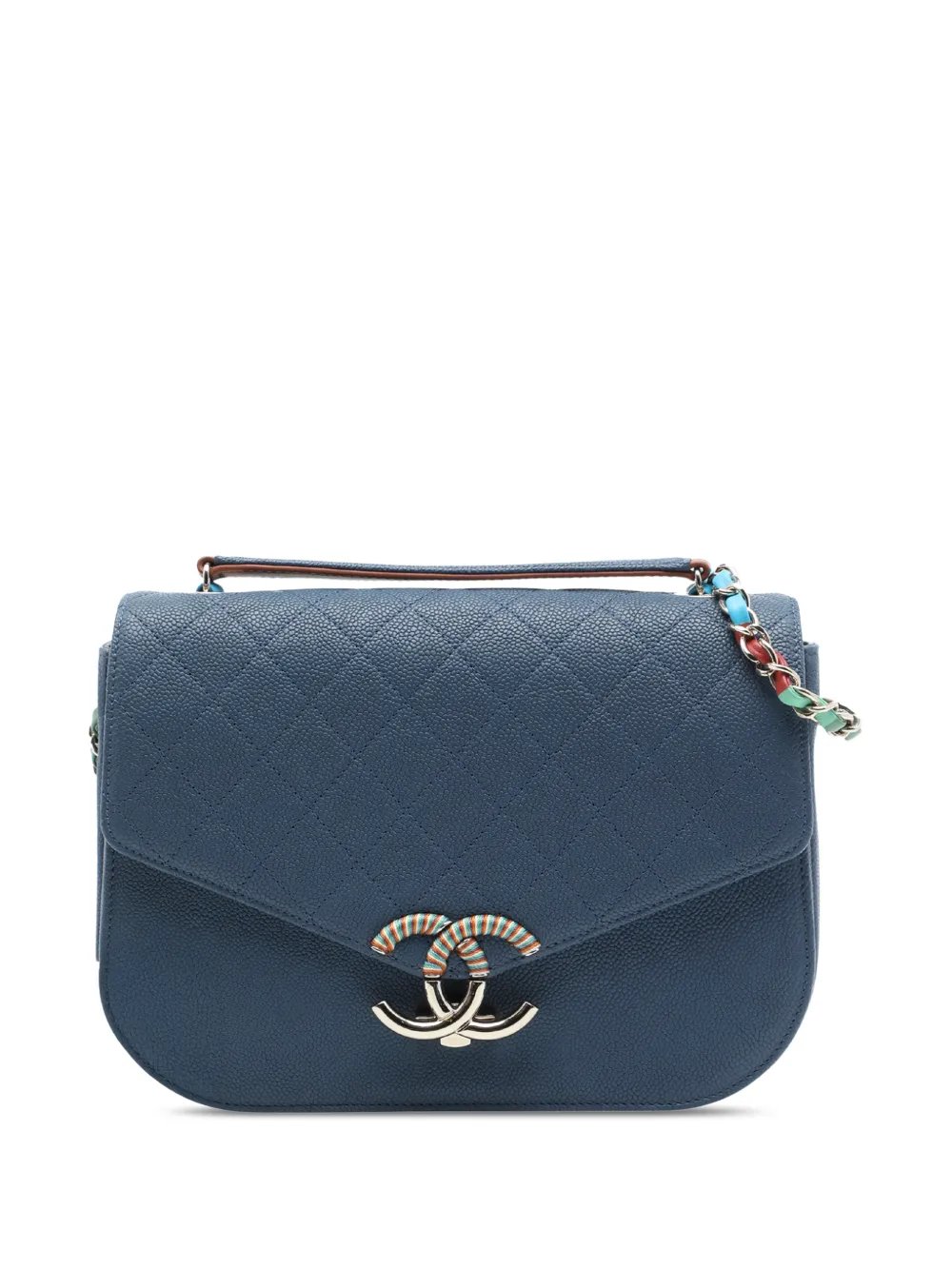 2016-2017 Small Caviar Paris Cuba Thread Around Flap satchel