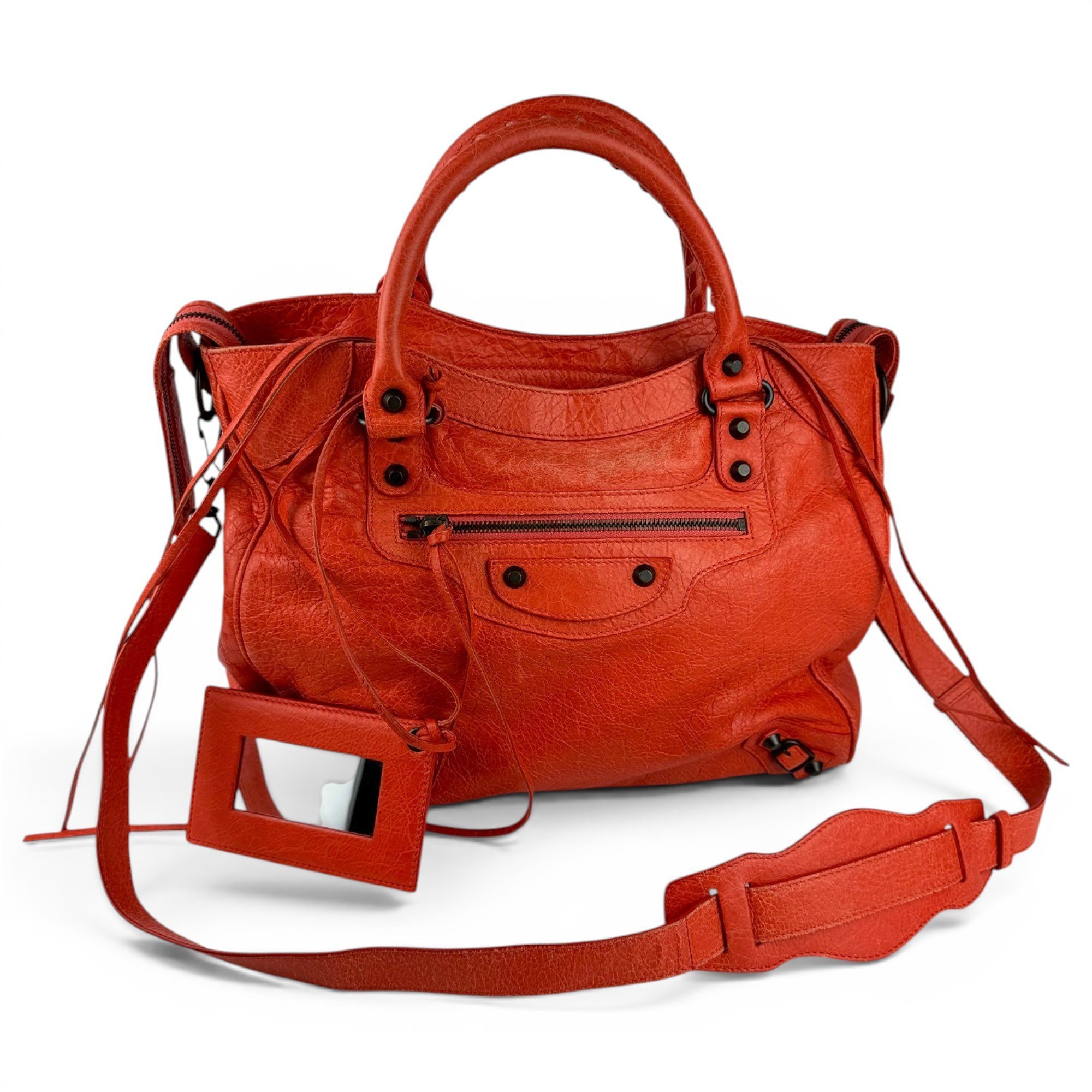 Balenciaga City leather satchel