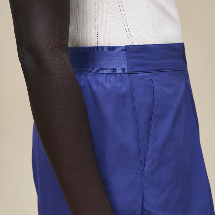 Bleu Roi Embroidered Beach Pants