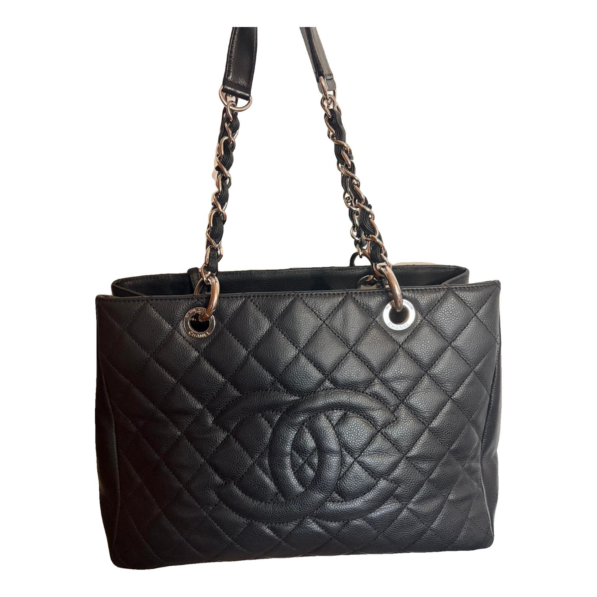 Grand shopping leather tote
