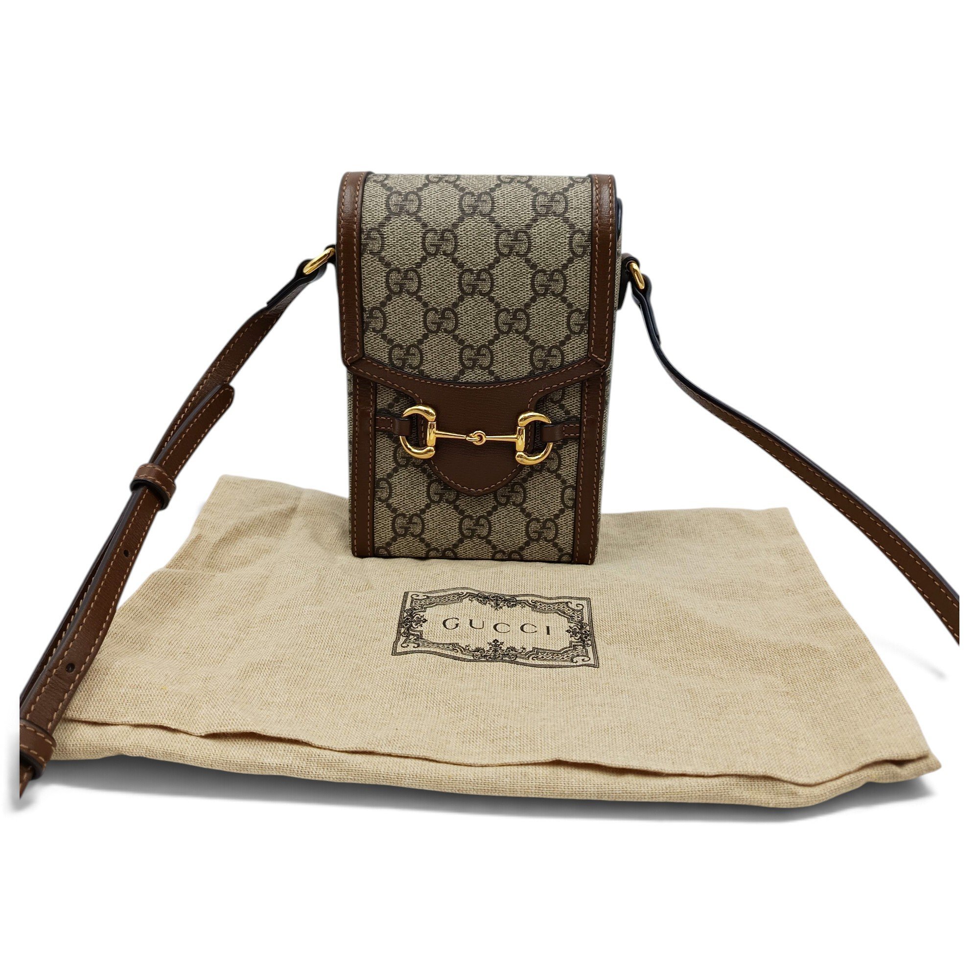 Horsebit 1955 Vertical leather handbag
