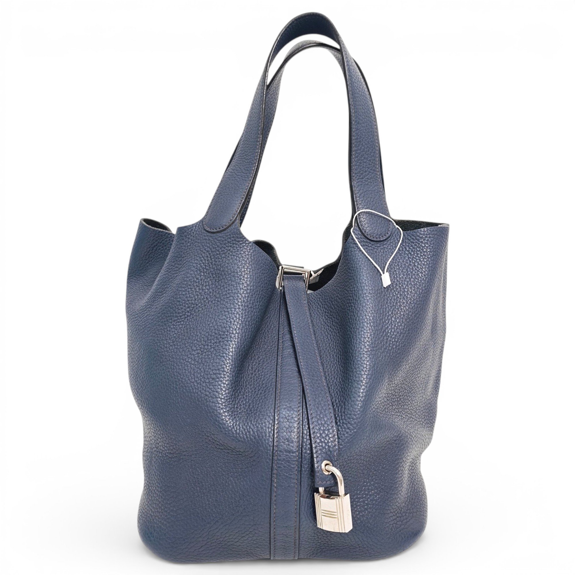 Picotin leather handbag