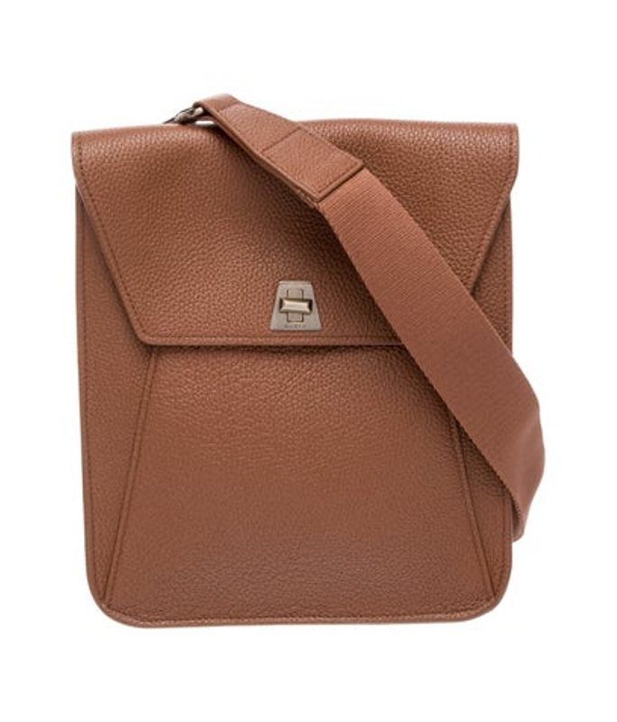 Akris Leather Messenger Bag