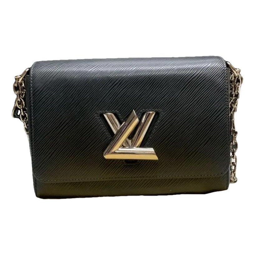 Twist leather handbag