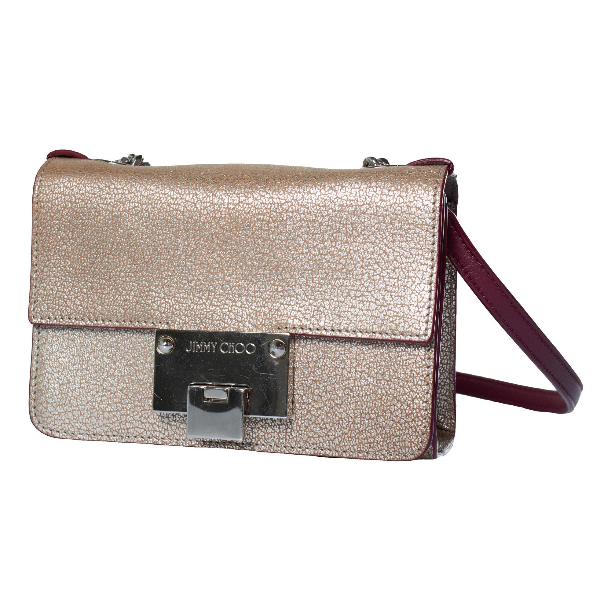 Jimmy Choo Rebel leather handbag