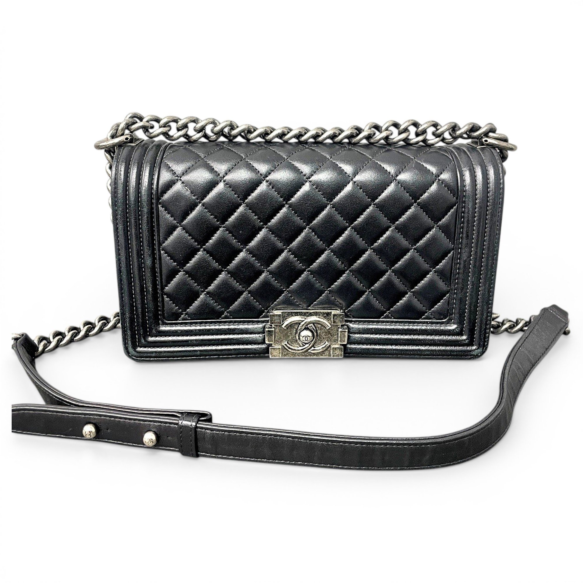 Boy leather handbag