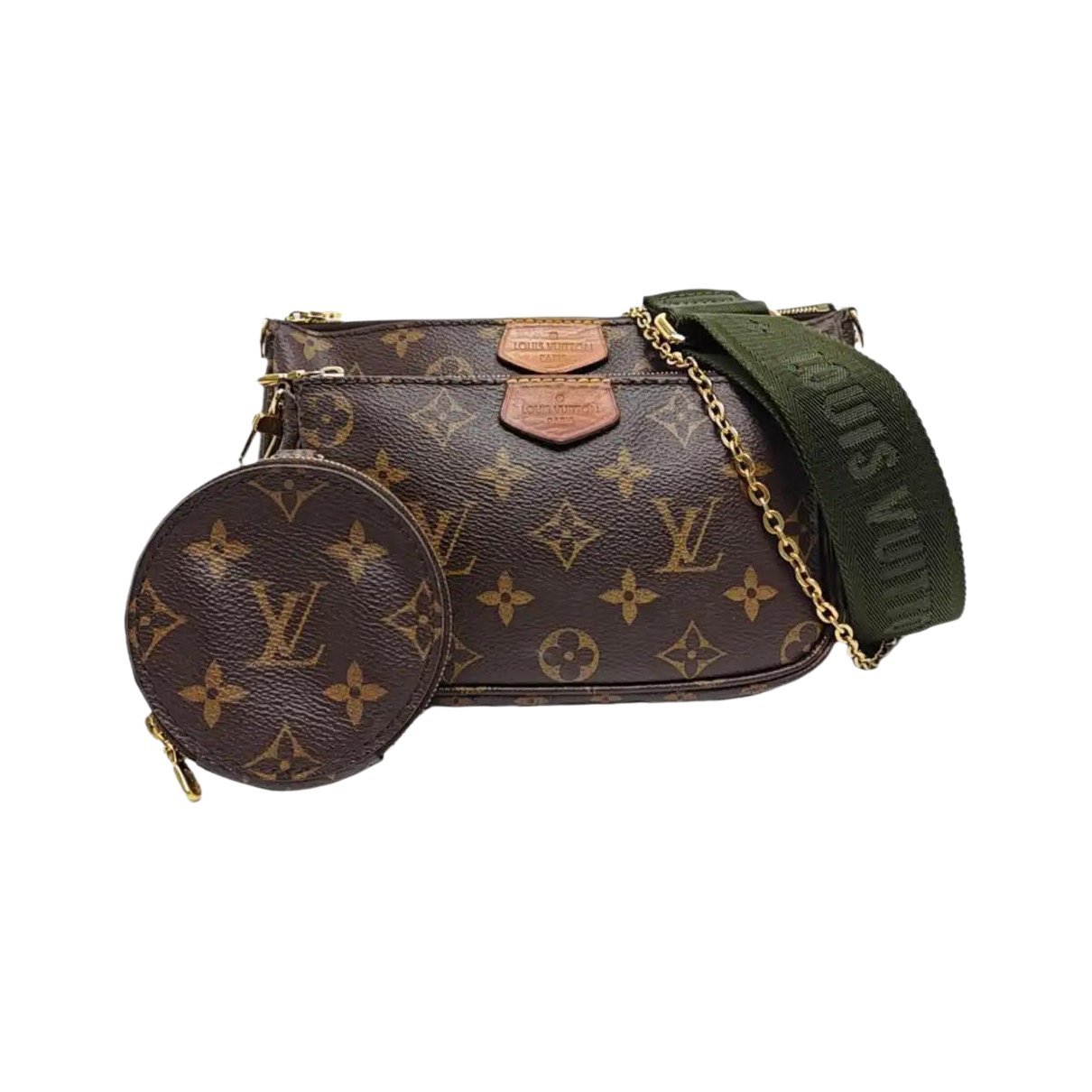 Maxi Multi Pochette Accessoires leather crossbody bag