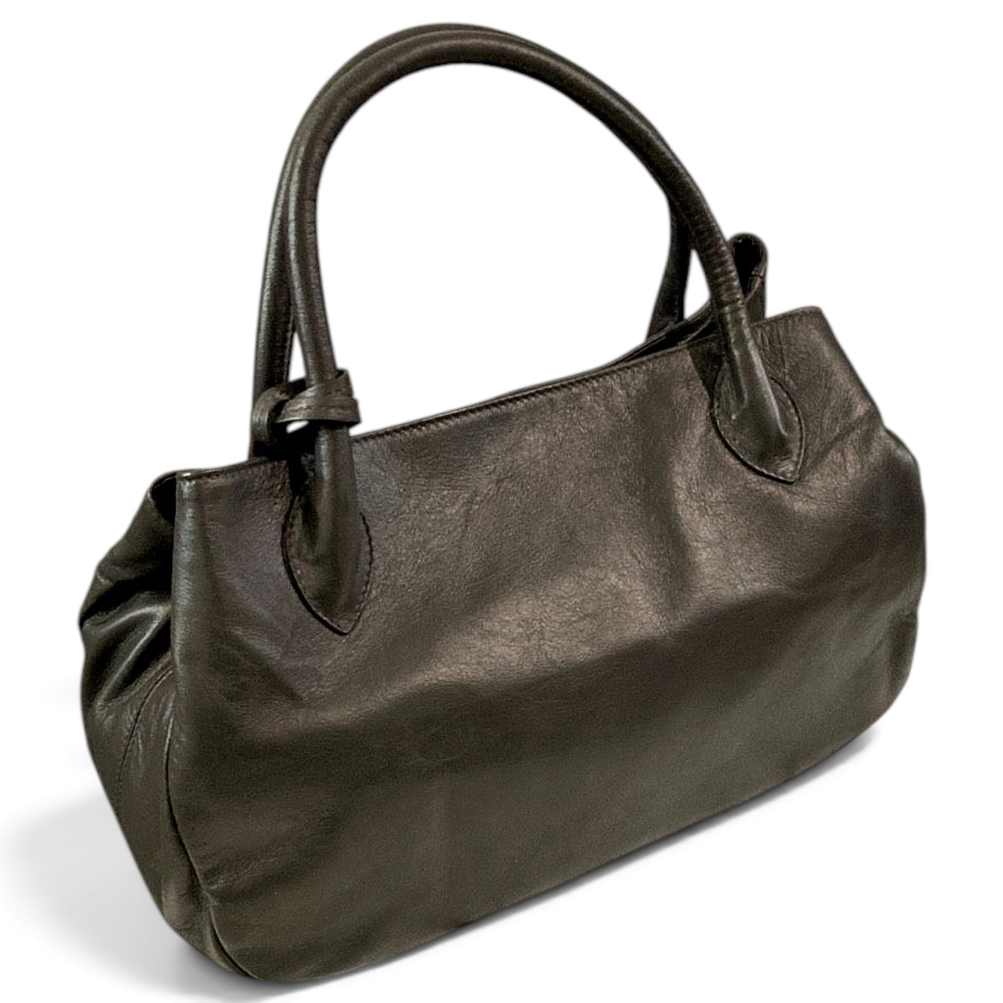 Leather tote