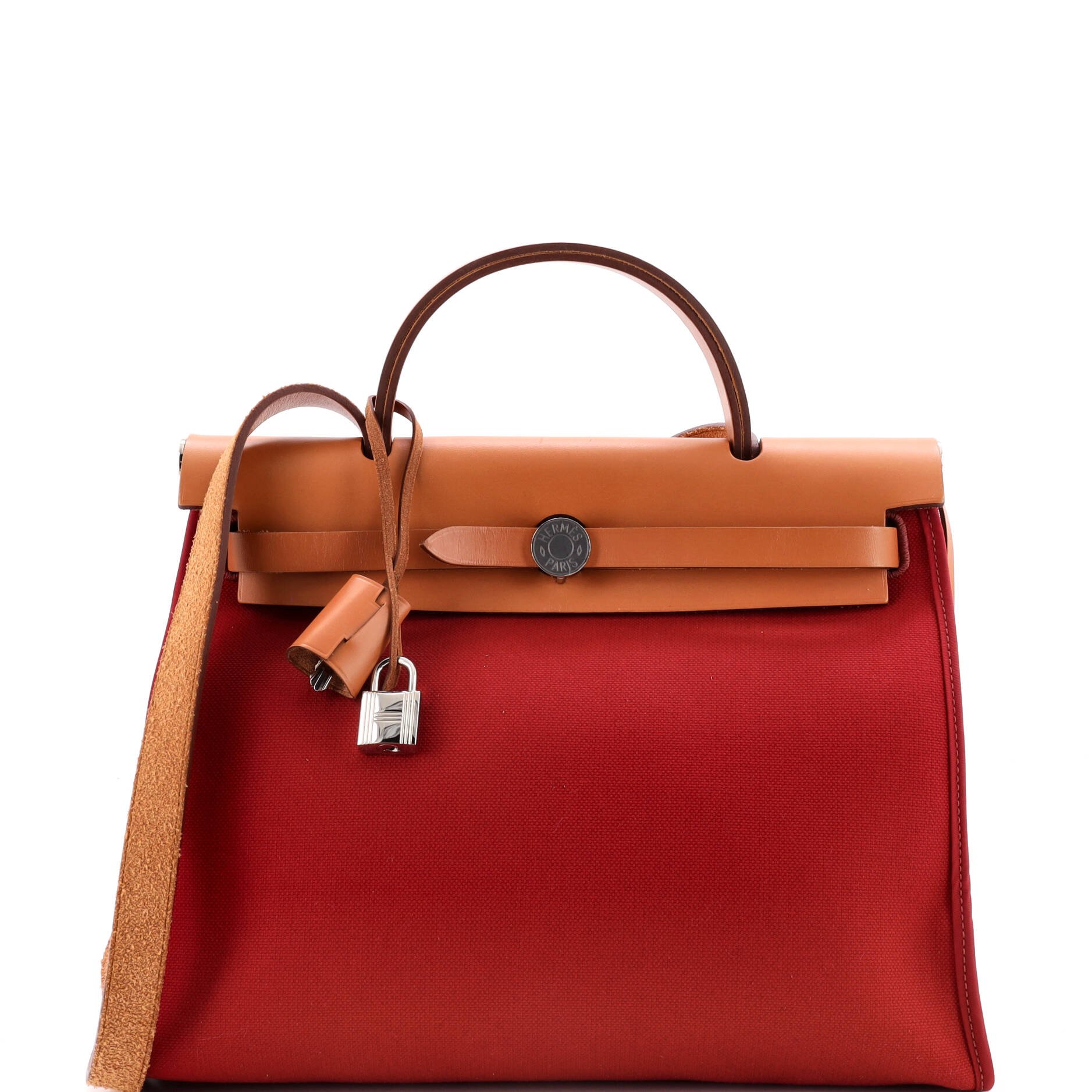 Herbag Zip Leather and Toile 31
