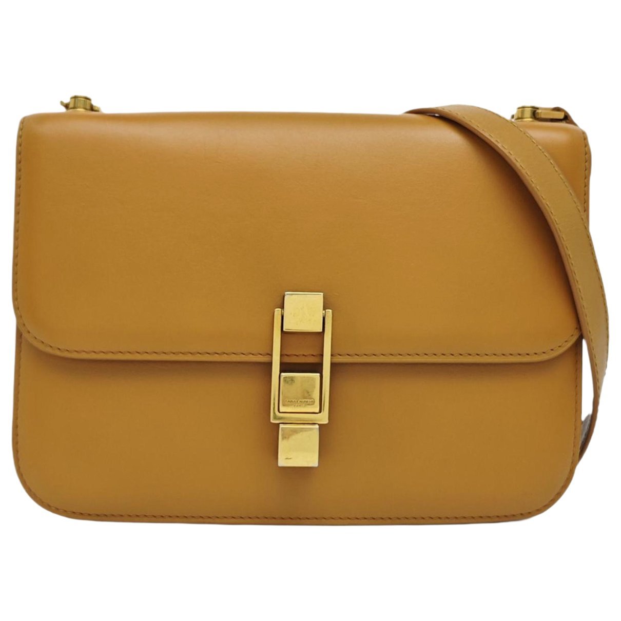 Carré leather handbag