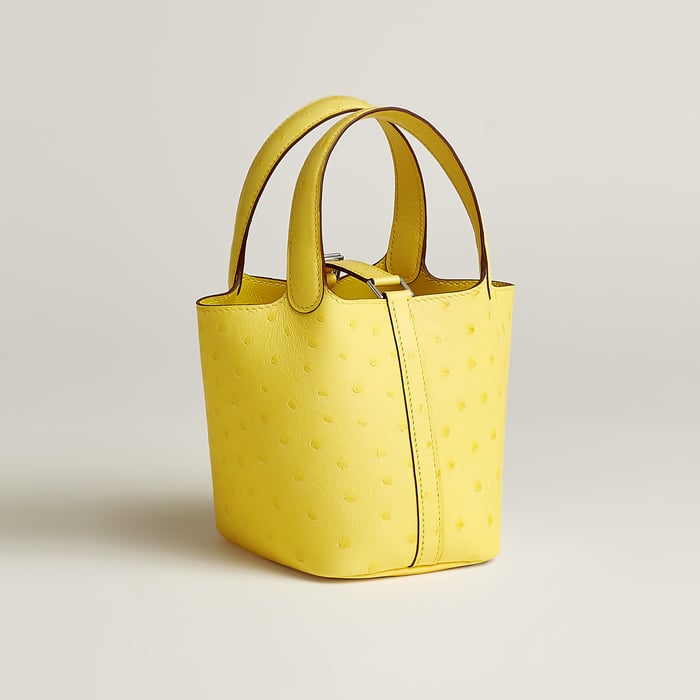 Jaune Citron Picotin Lock Micro Bag