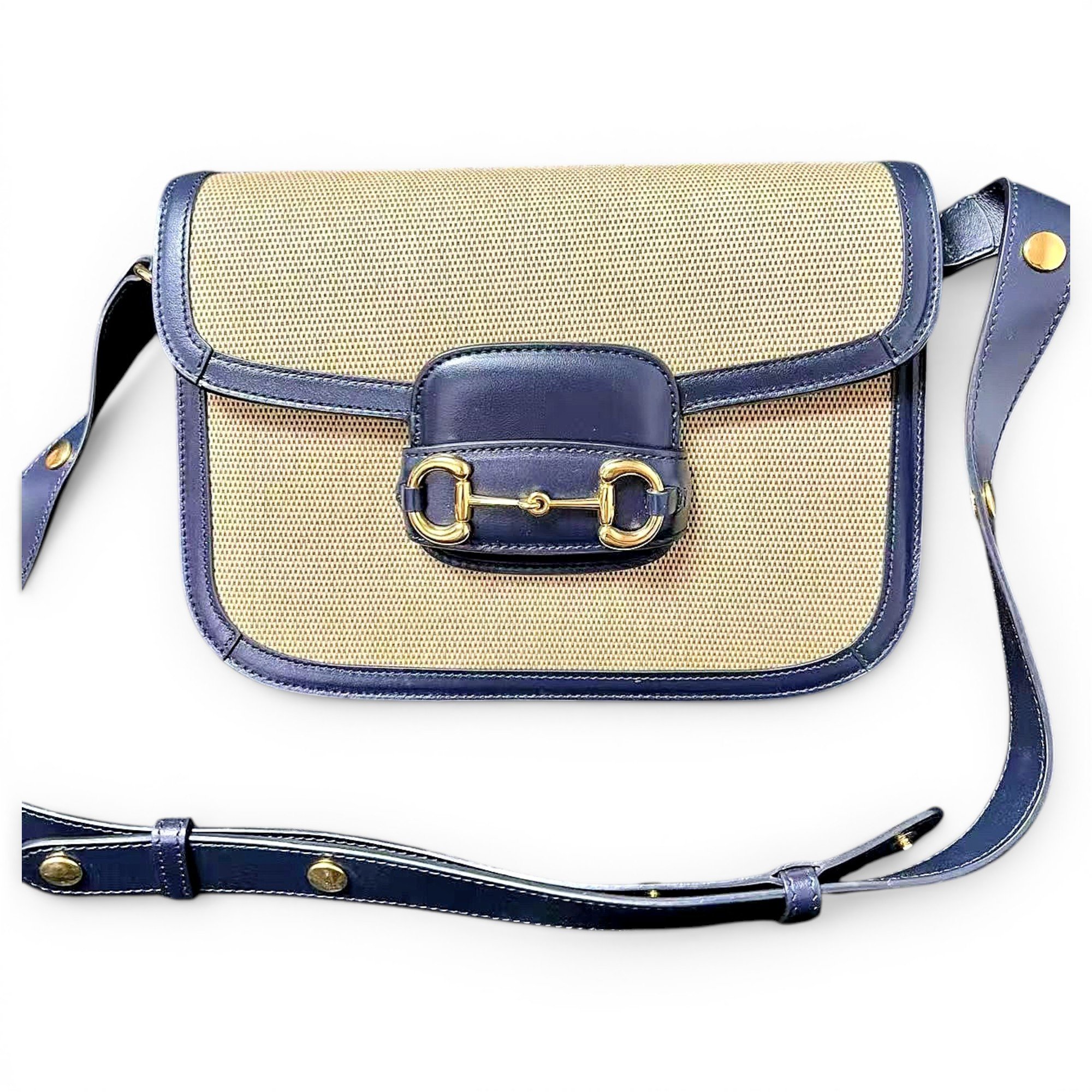 Horsebit 1955 cloth handbag