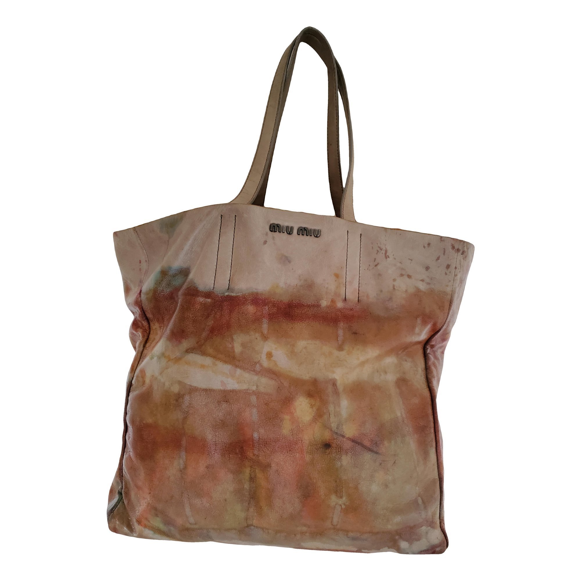 Leather tote