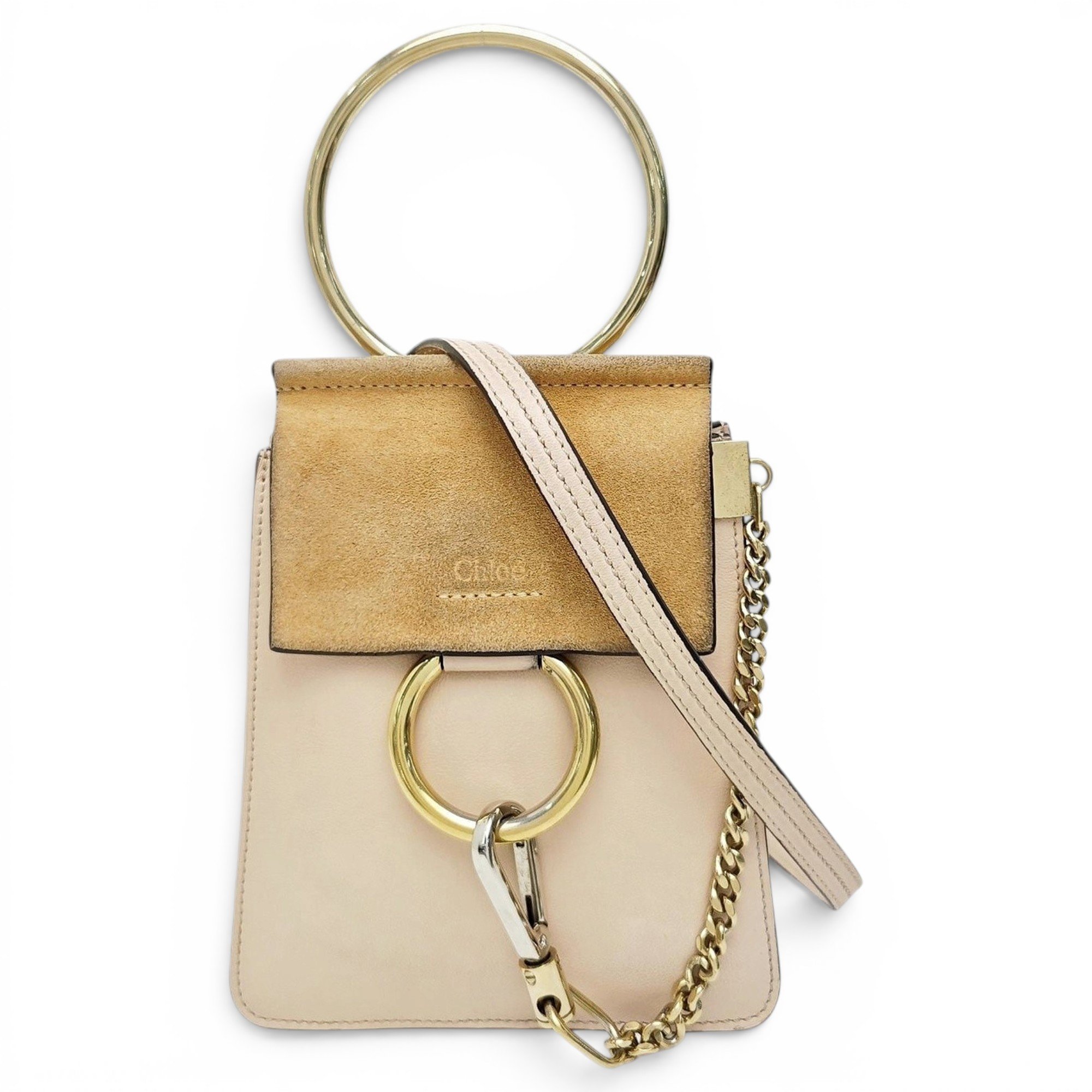 Faye leather handbag