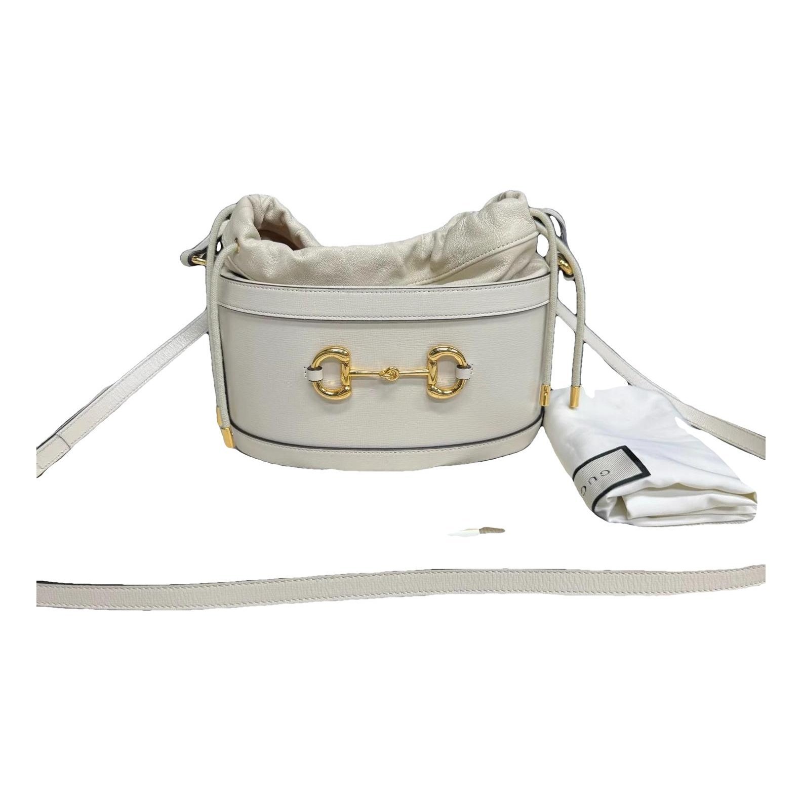 Horsebit 1955 Bucket leather mini bag