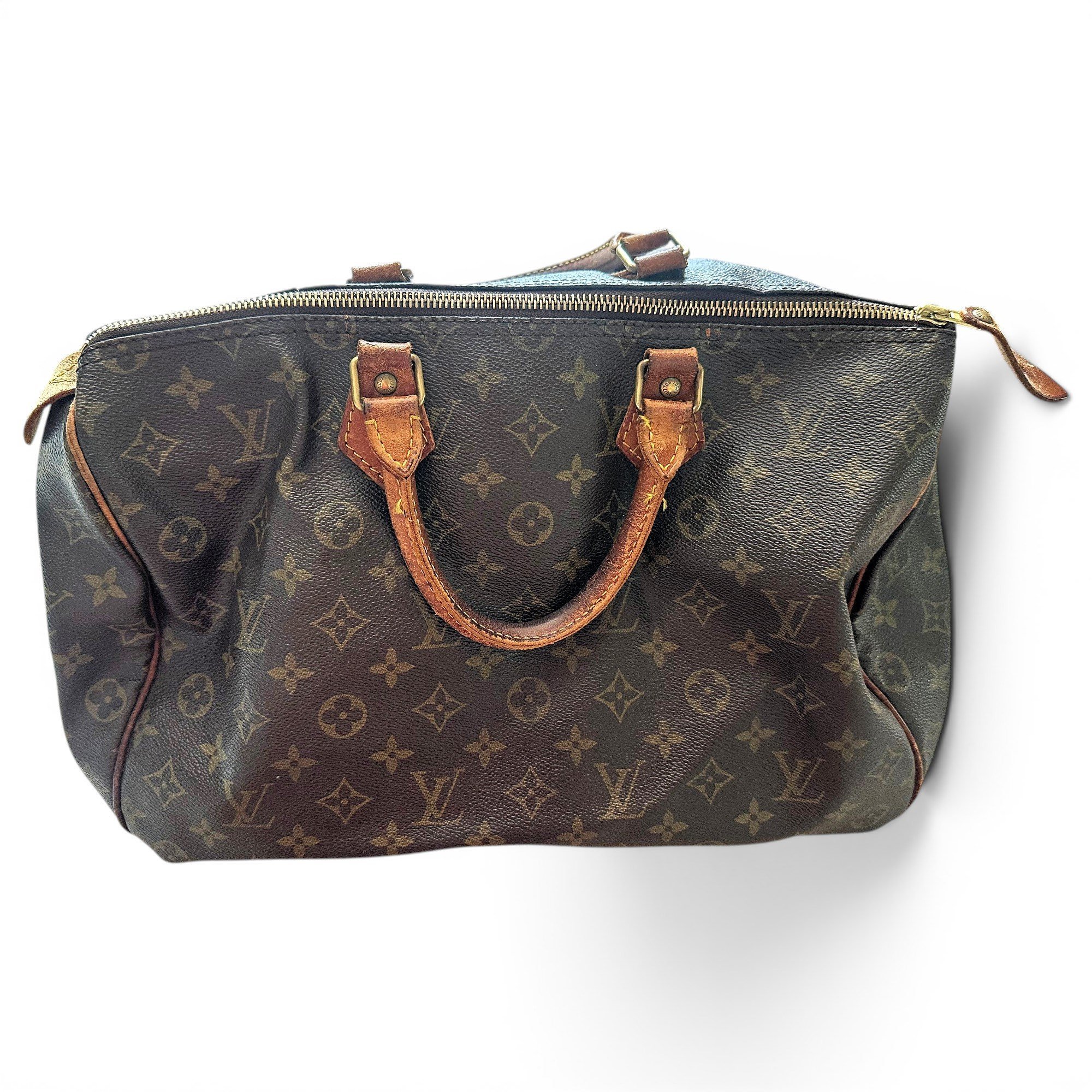 Speedy leather tote