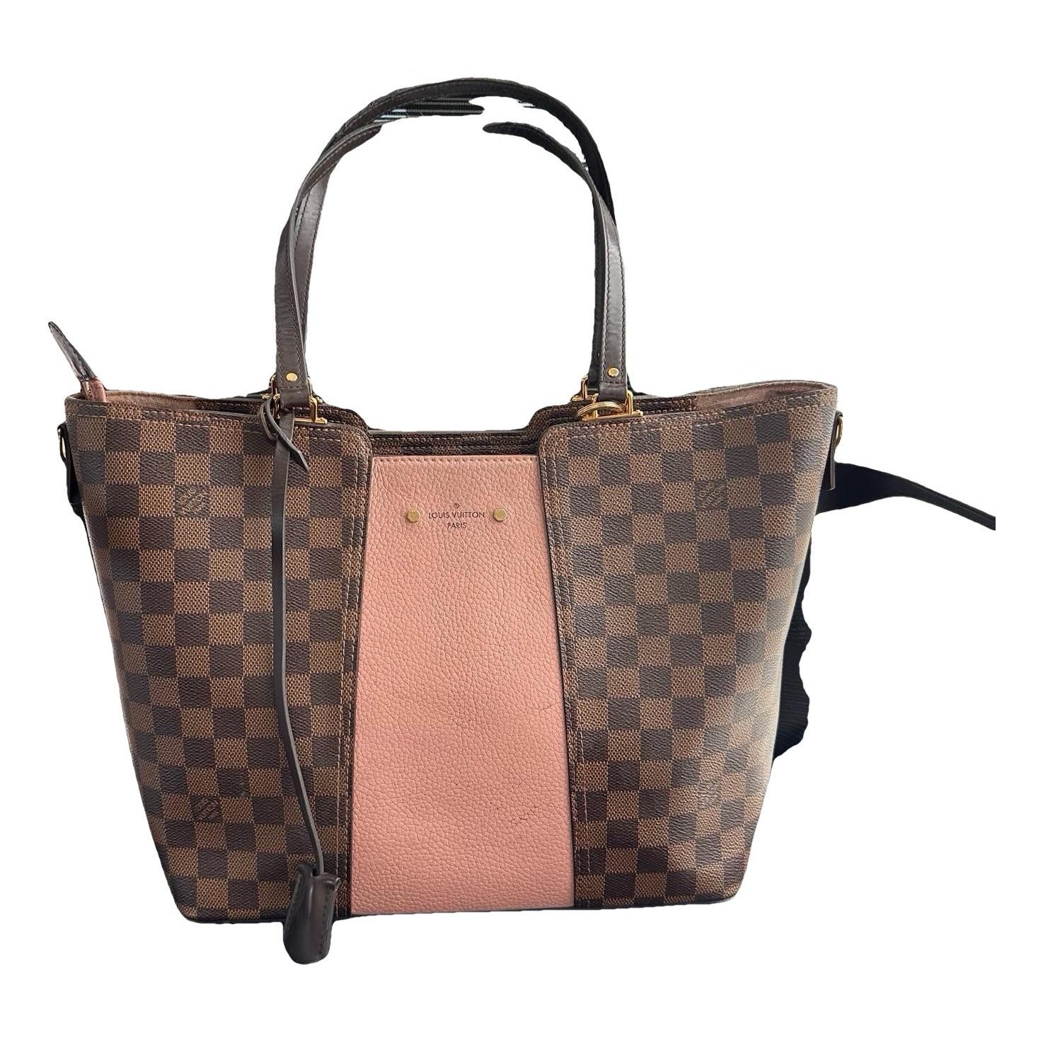 Jersey leather handbag