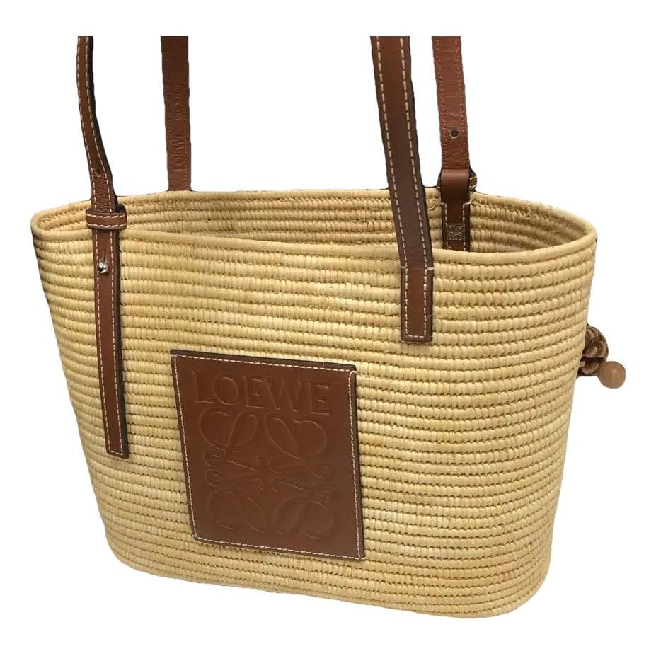 Square Basket leather handbag