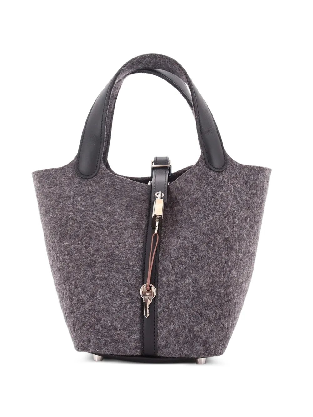 Picotin Lock Bag Felt with Leather PM bucket bag