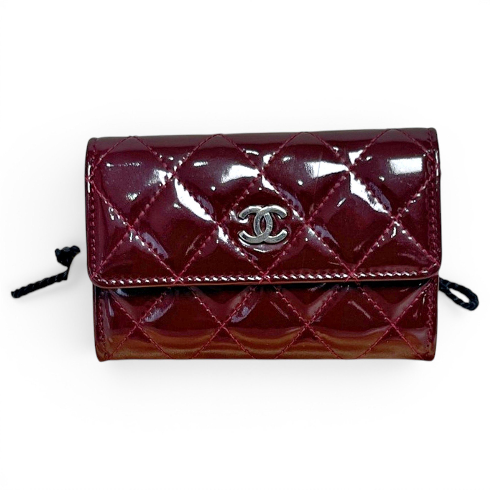 Patent leather handbag