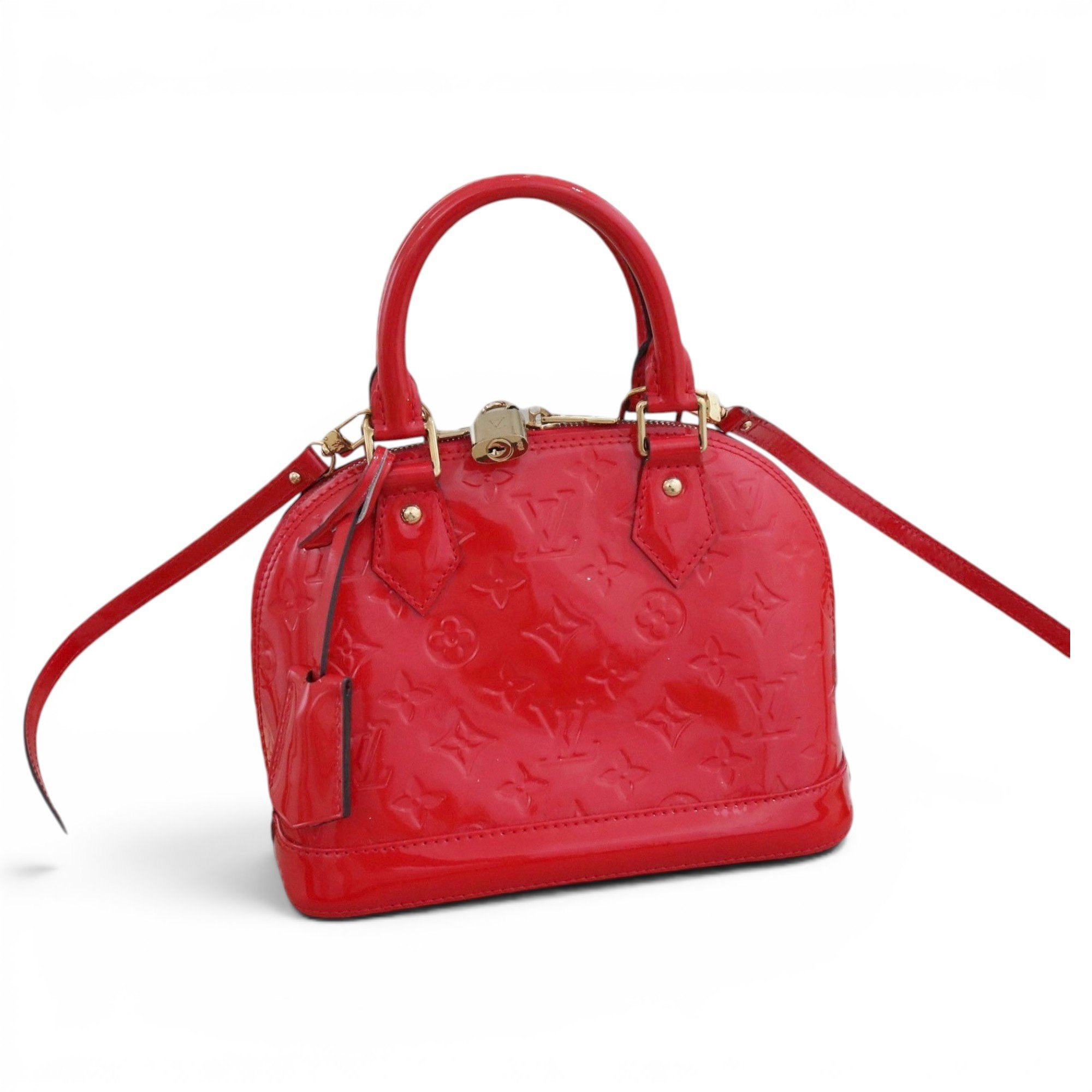 Alma BB patent leather handbag