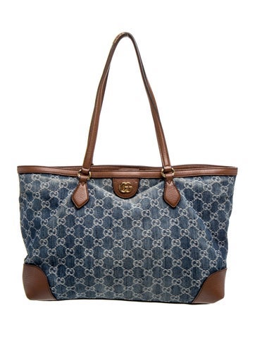 GG Denim Ophidia Medium