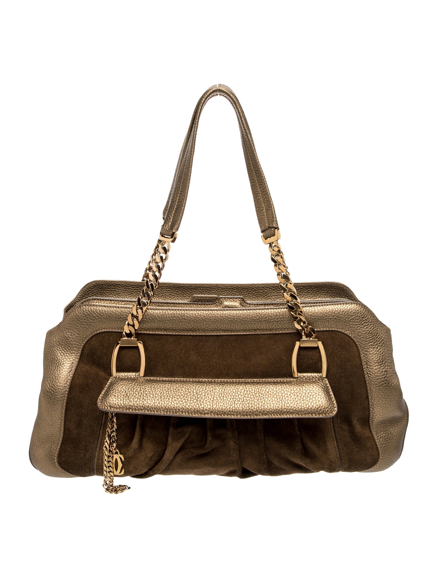 Cartier Leather Shoulder Bag