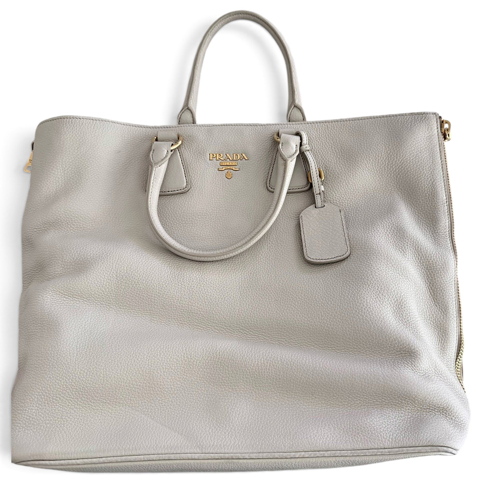 Leather tote