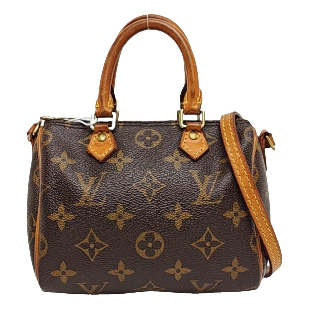 Nano Speedy / Mini HL leather handbag