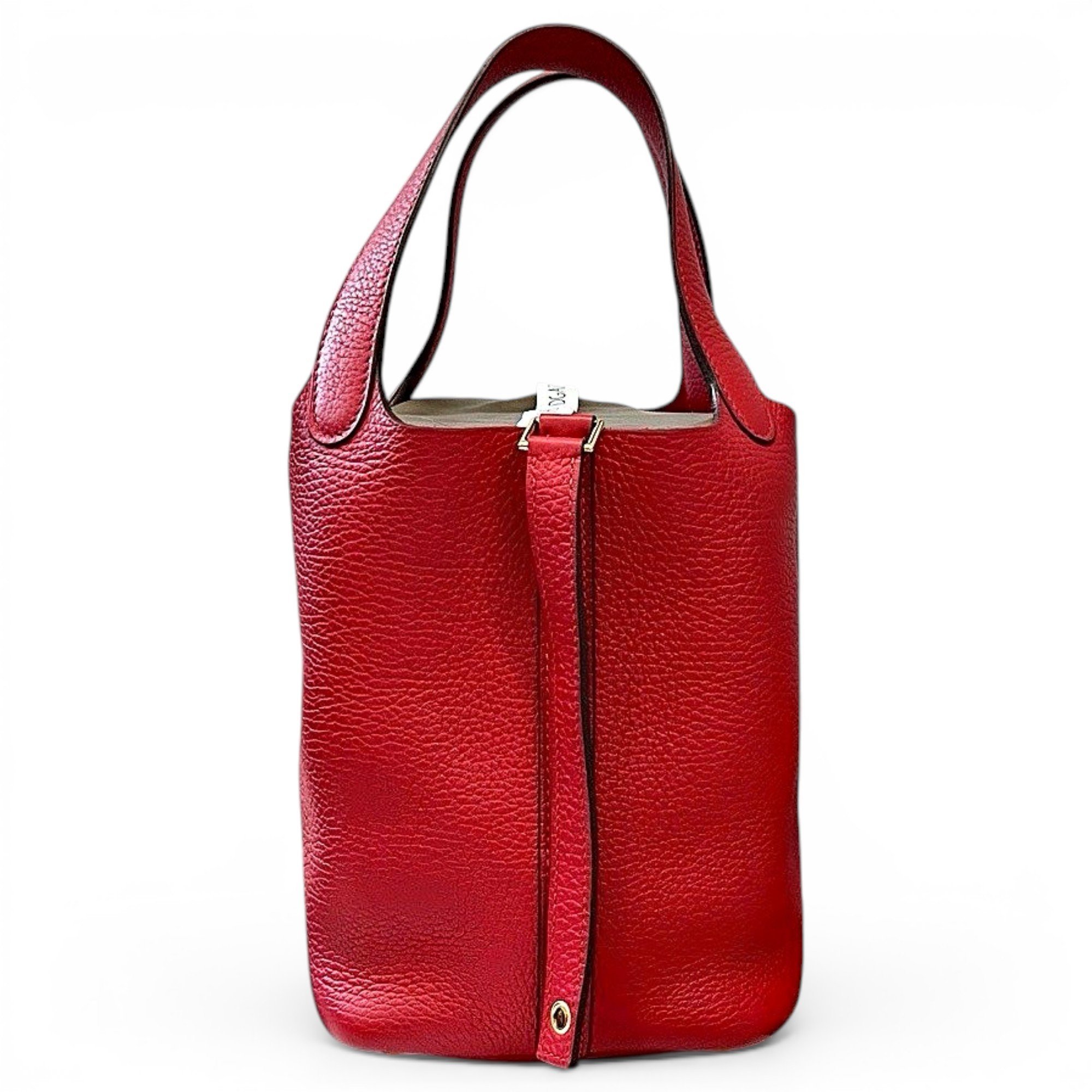 Picotin leather handbag